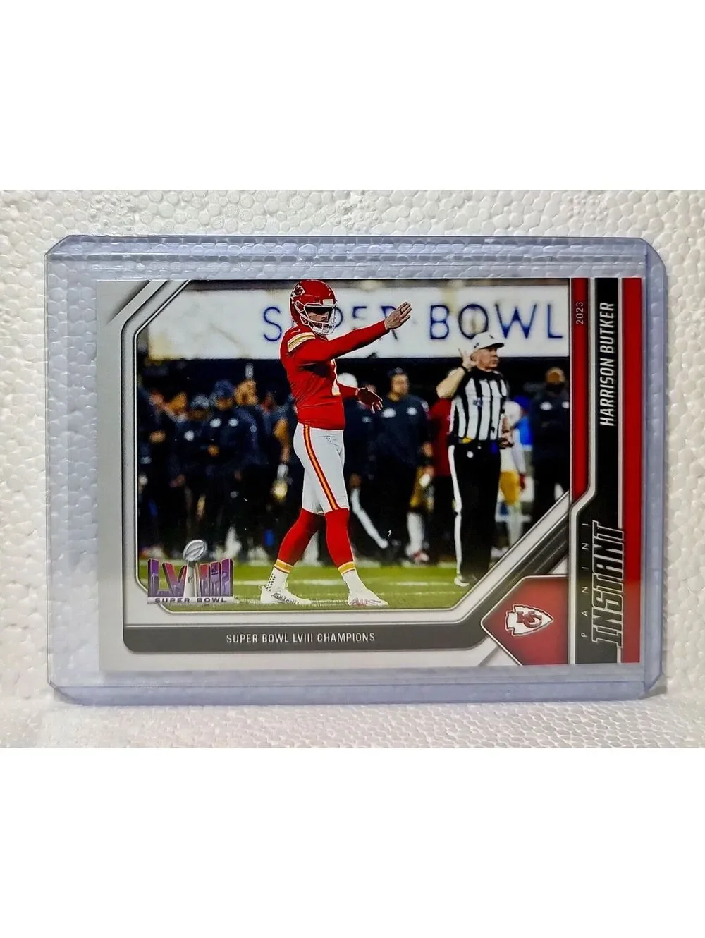 Harrison Butker 2023 Panini NFL Superbowl Champions #15 Card Kansas City Chiefs